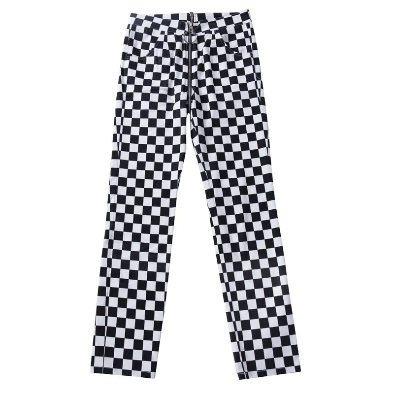 Long Pants Black White