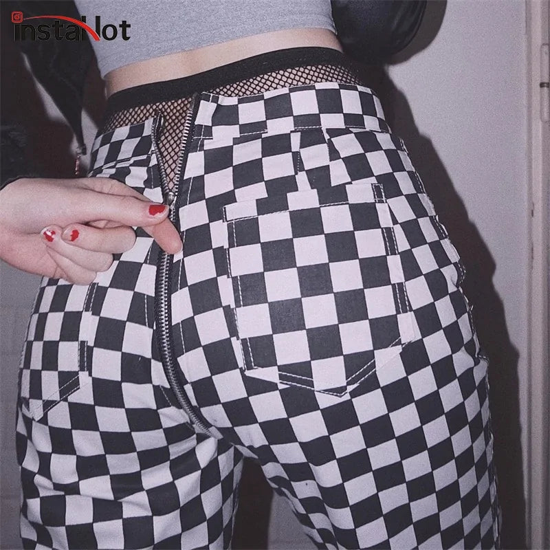 Long Pants Black White