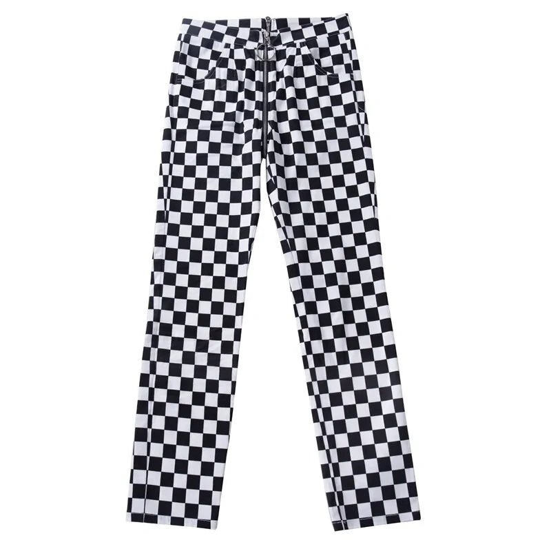 Long Pants Black White