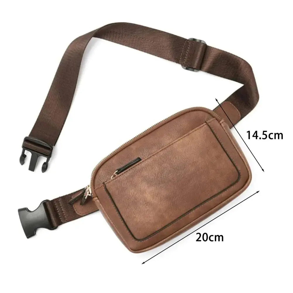 High Capacity Zipper Closure Messenger Bag