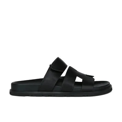 Optical Soled Leather Slippers for Women