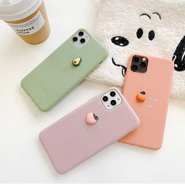 3D Fruit & Quotes Case