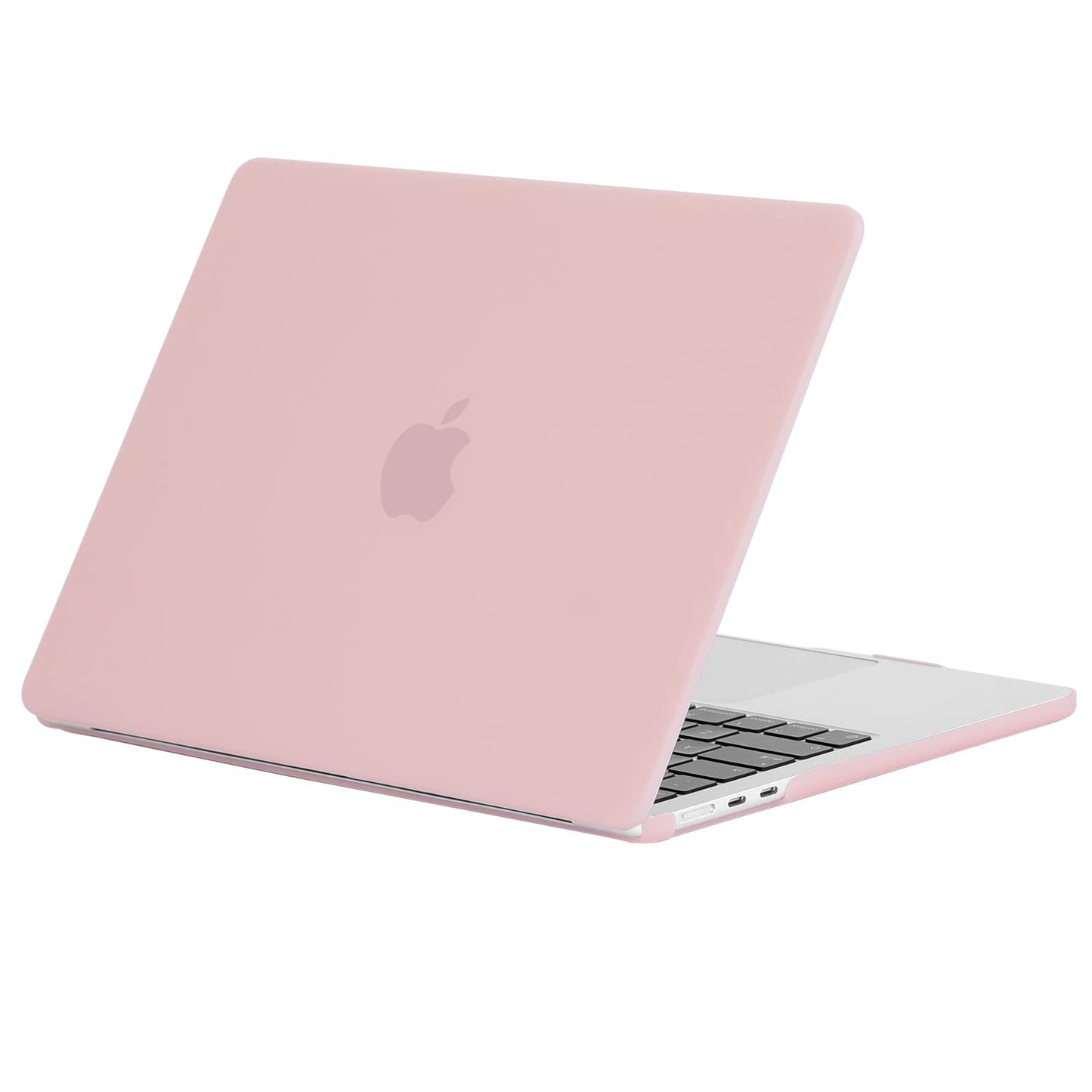 EooCoo Custodia Compatibile con MacBook Air M2 M3 13,6 Pollici A2681 A3113, 2024 2022 con Touch ID, Plastica Rigide Protection Cover MacBook Air 13 M3 M2 Superficie Liscia - Cristallo Trasparente