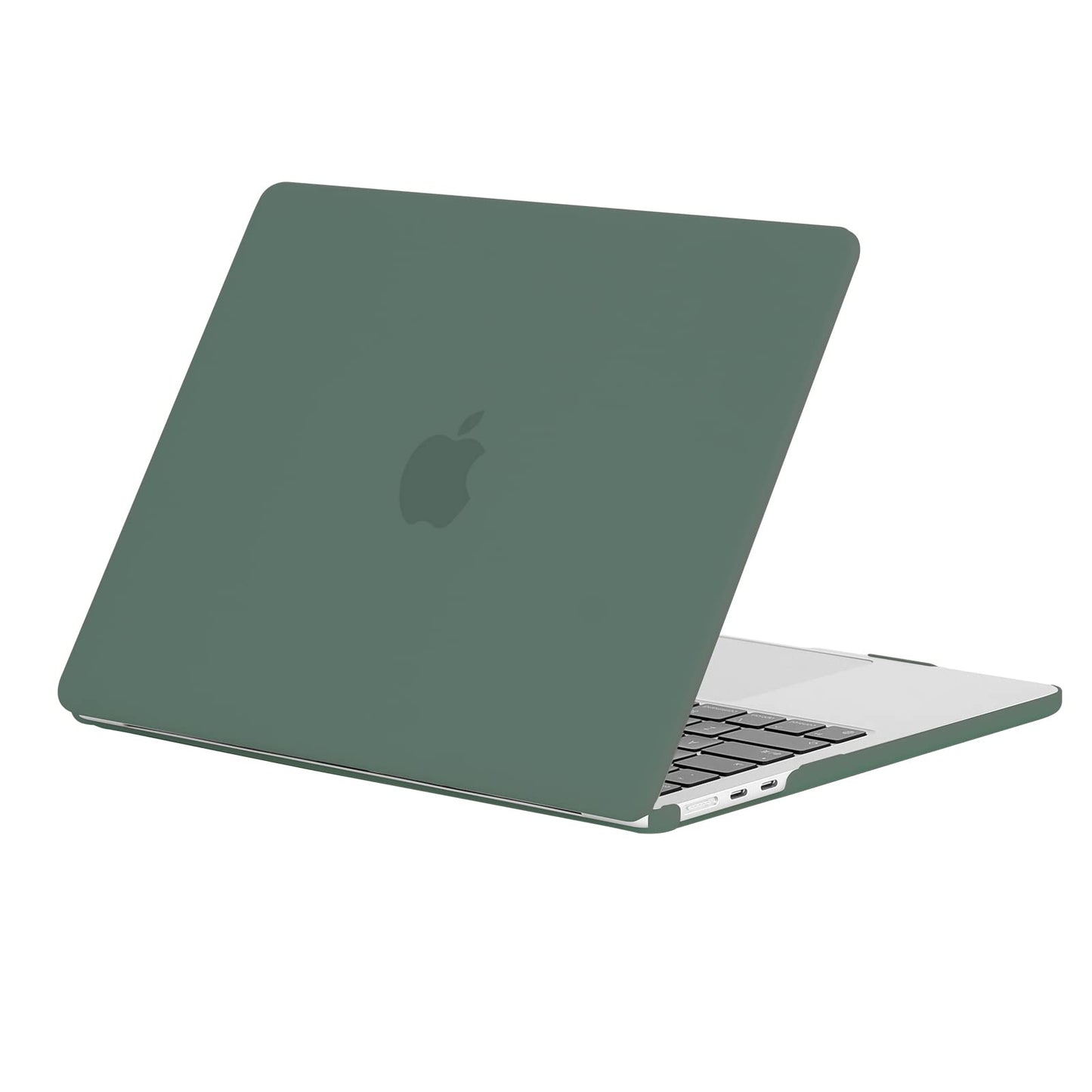 EooCoo Custodia Compatibile con MacBook Air M2 M3 13,6 Pollici A2681 A3113, 2024 2022 con Touch ID, Plastica Rigide Protection Cover MacBook Air 13 M3 M2 Superficie Liscia - Cristallo Trasparente