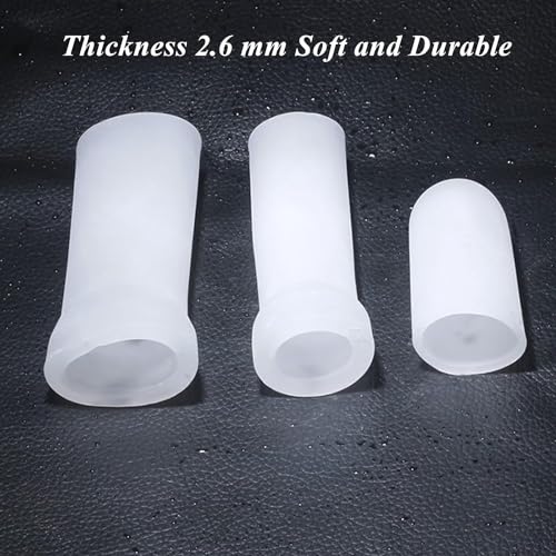Transparent Extenseur Penien Préservatif masculin Extenseur de pénis en silicone liquide médical Pénis de simulation évolutif épaissir et allonger les jouets auxiliaires iB10