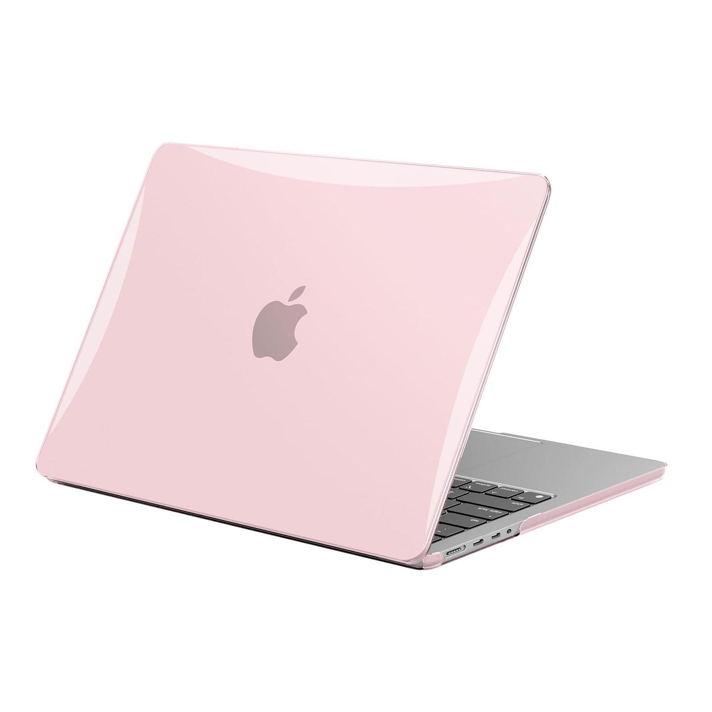 EooCoo Custodia Compatibile con MacBook Air M2 M3 13,6 Pollici A2681 A3113, 2024 2022 con Touch ID, Plastica Rigide Protection Cover MacBook Air 13 M3 M2 Superficie Liscia - Cristallo Trasparente