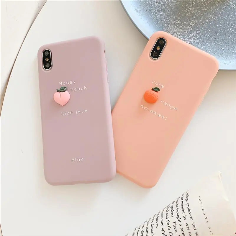 3D Fruit & Quotes Case