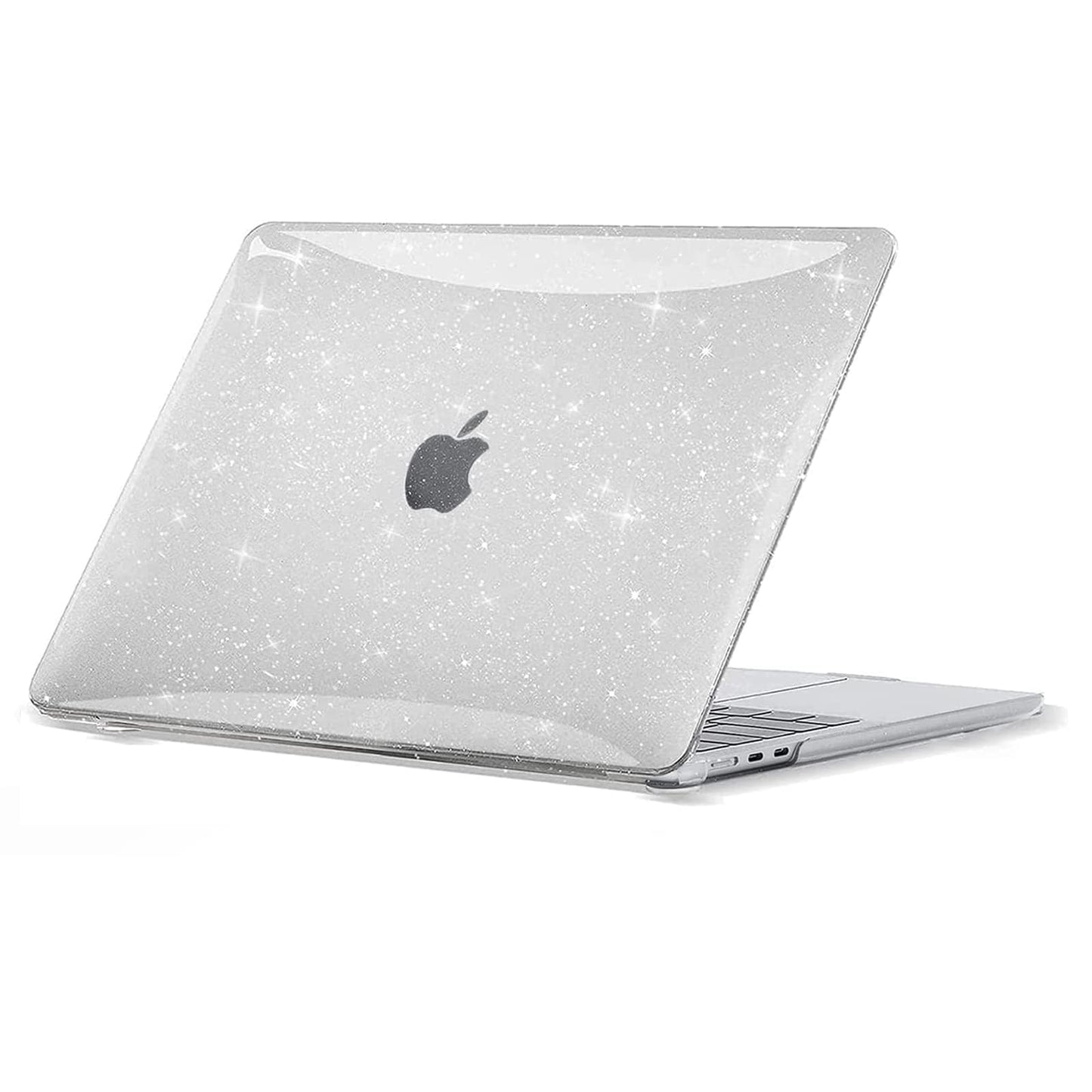 EooCoo Custodia Compatibile con MacBook Air M2 M3 13,6 Pollici A2681 A3113, 2024 2022 con Touch ID, Plastica Rigide Protection Cover MacBook Air 13 M3 M2 Superficie Liscia - Cristallo Trasparente