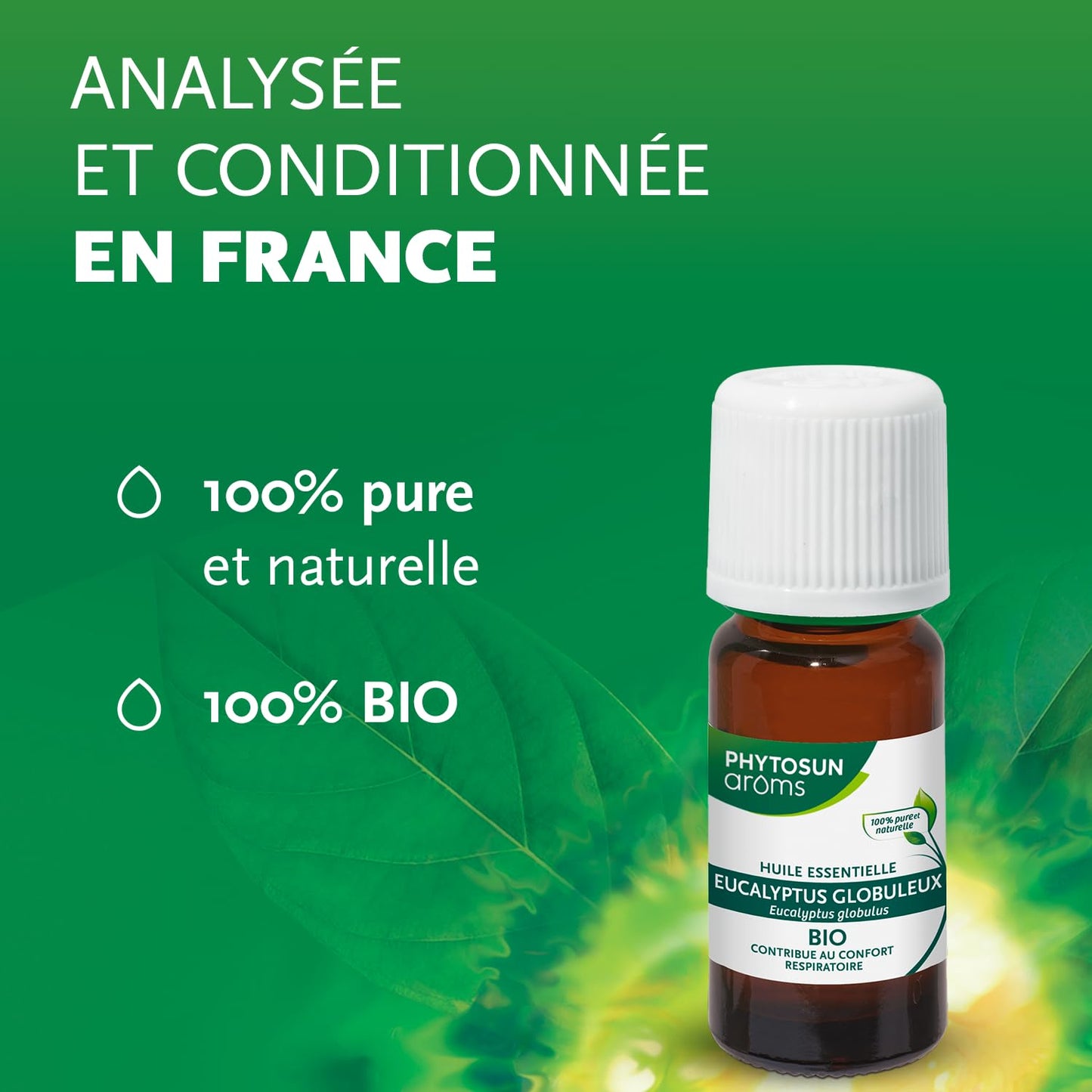 PHYTOSUN AROMS - Huile Essentielle de Tea Tree Bio - 100% pure et naturelle - 10ml
