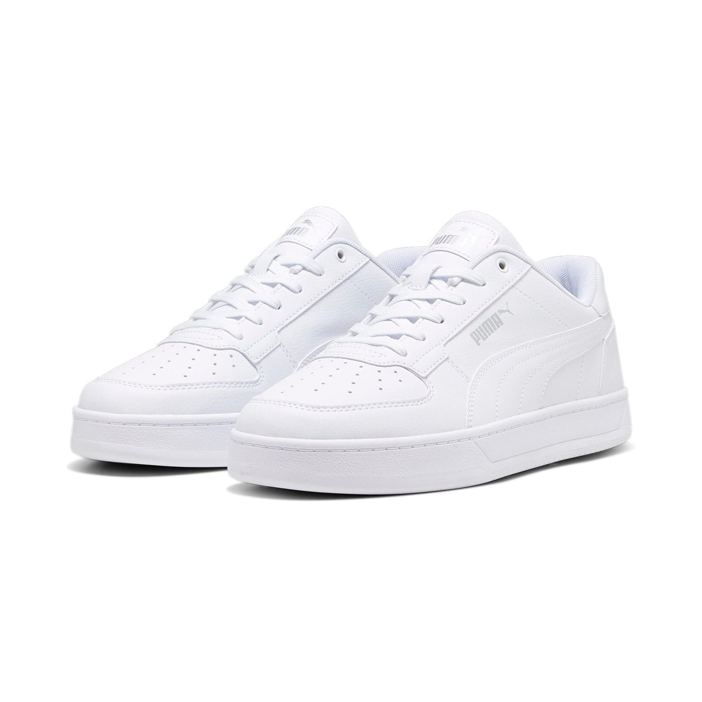 PUMA Unisex Caven 2.0 Baskets, Puma White Puma Silver, 44 EU