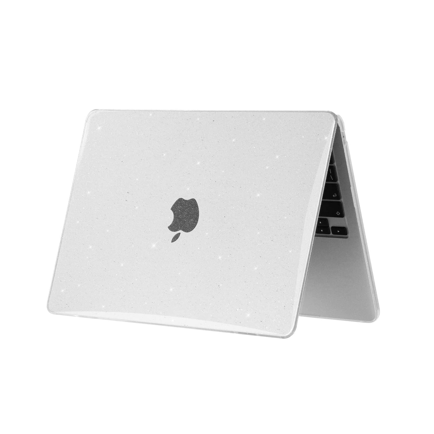 EooCoo Custodia Compatibile con MacBook Air M2 M3 13,6 Pollici A2681 A3113, 2024 2022 con Touch ID, Plastica Rigide Protection Cover MacBook Air 13 M3 M2 Superficie Liscia - Cristallo Trasparente