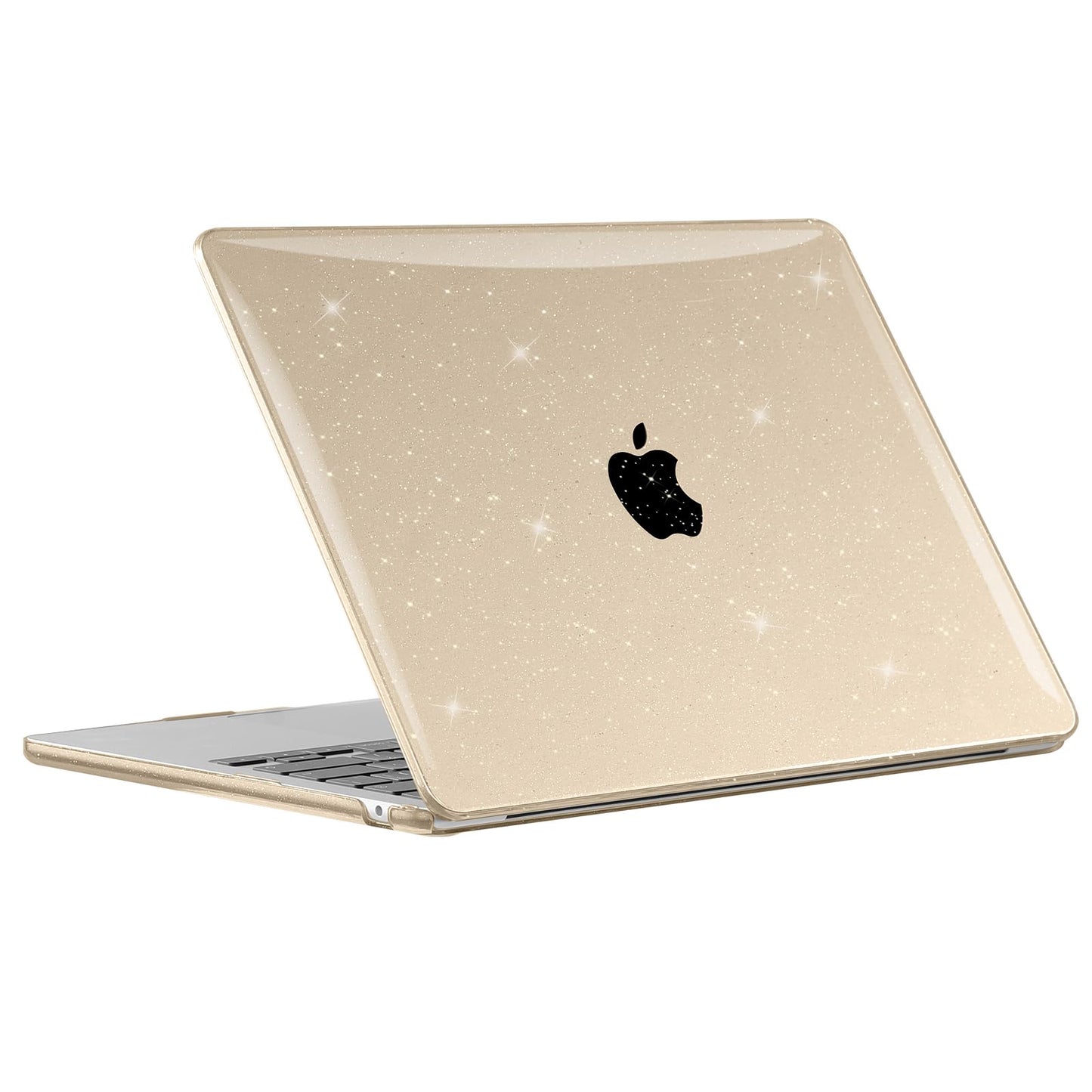 EooCoo Custodia Compatibile con MacBook Air M2 M3 13,6 Pollici A2681 A3113, 2024 2022 con Touch ID, Plastica Rigide Protection Cover MacBook Air 13 M3 M2 Superficie Liscia - Cristallo Trasparente