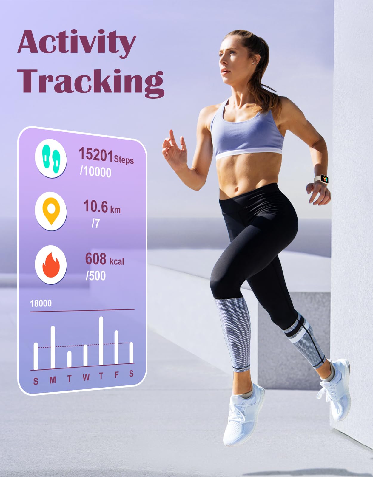 RUIMEN Smartwatch Uomo Donna Orologio Smart Watch Risposta Chiamate Contapassi Cardiofrequenzimetro da polso Saturimetro Orologio Fitness Sportivo Impermeabile Notifiche Messaggi per Android iOS Nero
