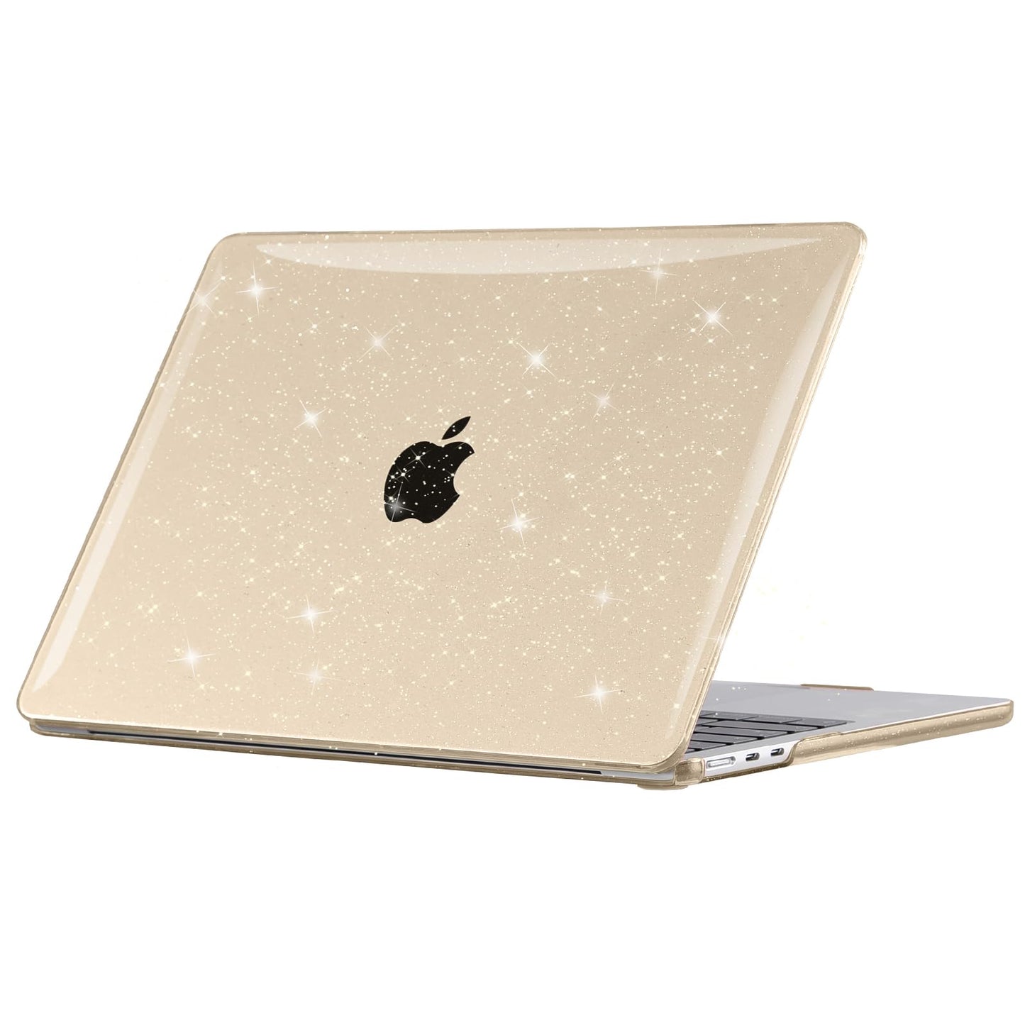 EooCoo Custodia Compatibile con MacBook Air M2 M3 13,6 Pollici A2681 A3113, 2024 2022 con Touch ID, Plastica Rigide Protection Cover MacBook Air 13 M3 M2 Superficie Liscia - Cristallo Trasparente