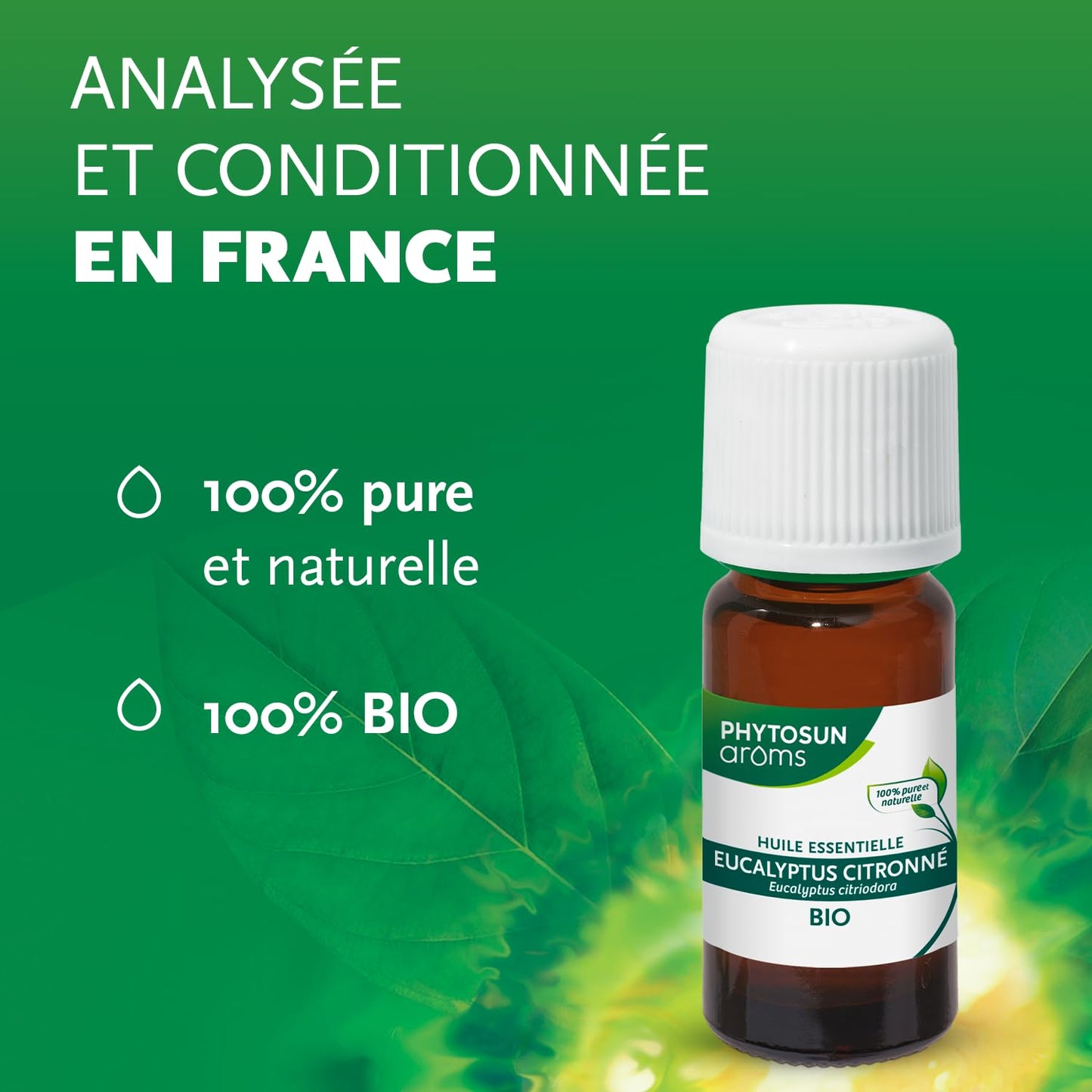 PHYTOSUN AROMS - Huile Essentielle de Tea Tree Bio - 100% pure et naturelle - 10ml