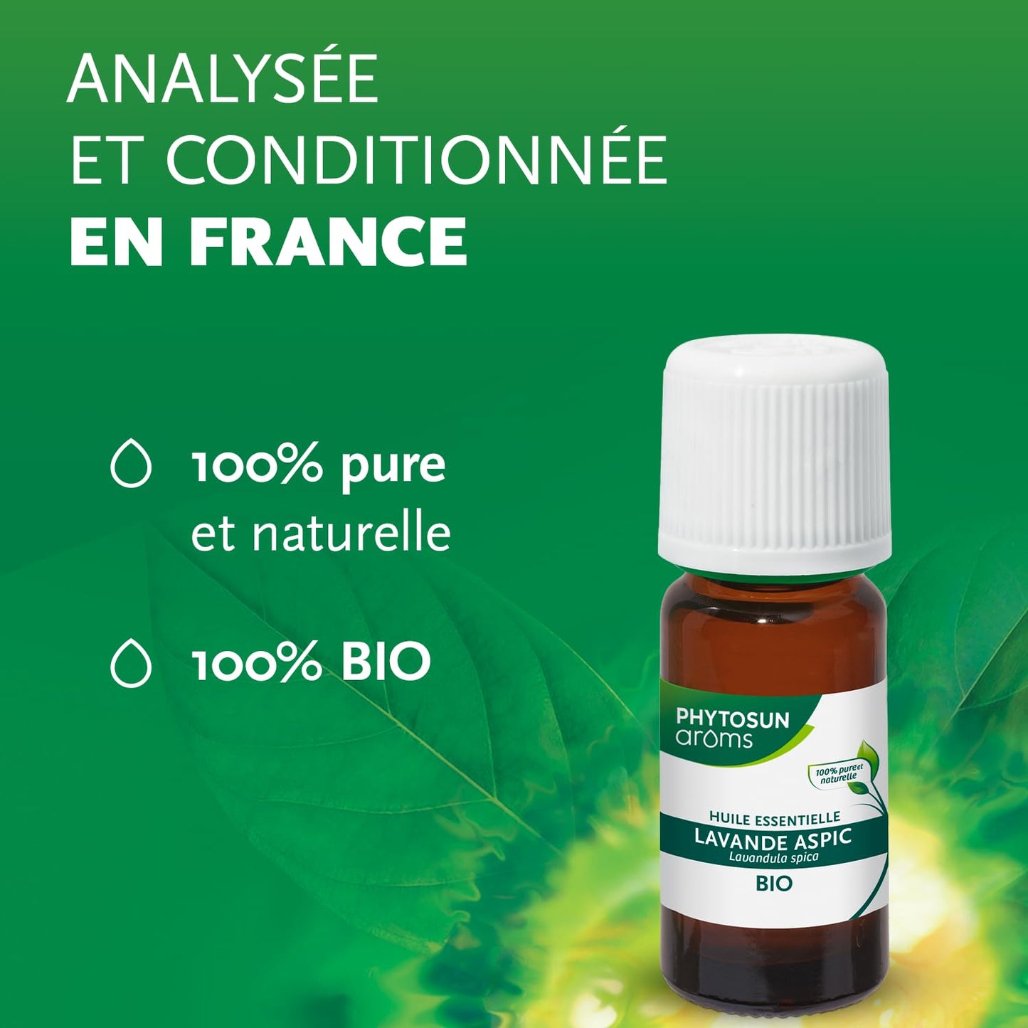 PHYTOSUN AROMS - Huile Essentielle de Tea Tree Bio - 100% pure et naturelle - 10ml