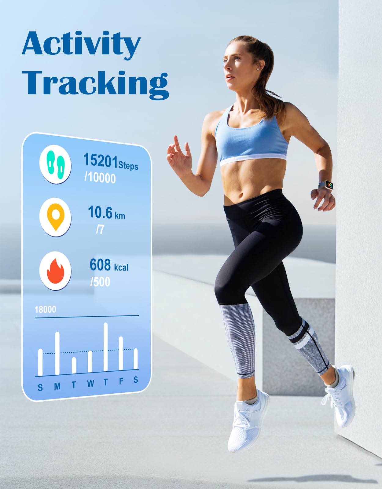 RUIMEN Smartwatch Uomo Donna Orologio Smart Watch Risposta Chiamate Contapassi Cardiofrequenzimetro da polso Saturimetro Orologio Fitness Sportivo Impermeabile Notifiche Messaggi per Android iOS Nero