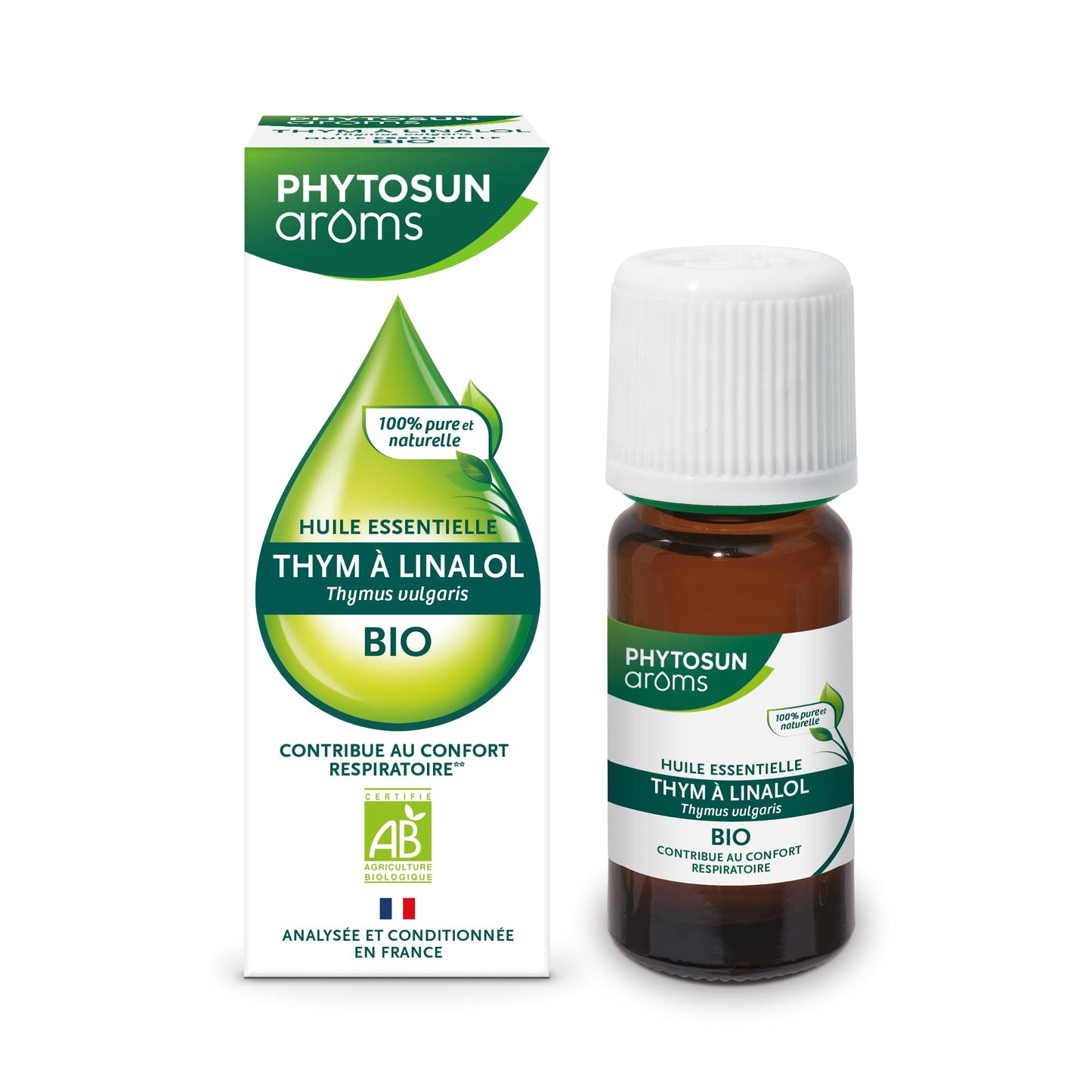 PHYTOSUN AROMS - Huile Essentielle de Tea Tree Bio - 100% pure et naturelle - 10ml