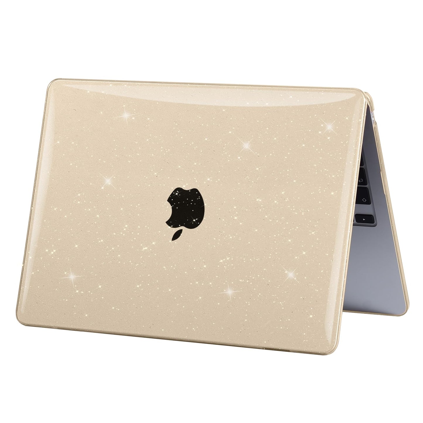 EooCoo Custodia Compatibile con MacBook Air M2 M3 13,6 Pollici A2681 A3113, 2024 2022 con Touch ID, Plastica Rigide Protection Cover MacBook Air 13 M3 M2 Superficie Liscia - Cristallo Trasparente