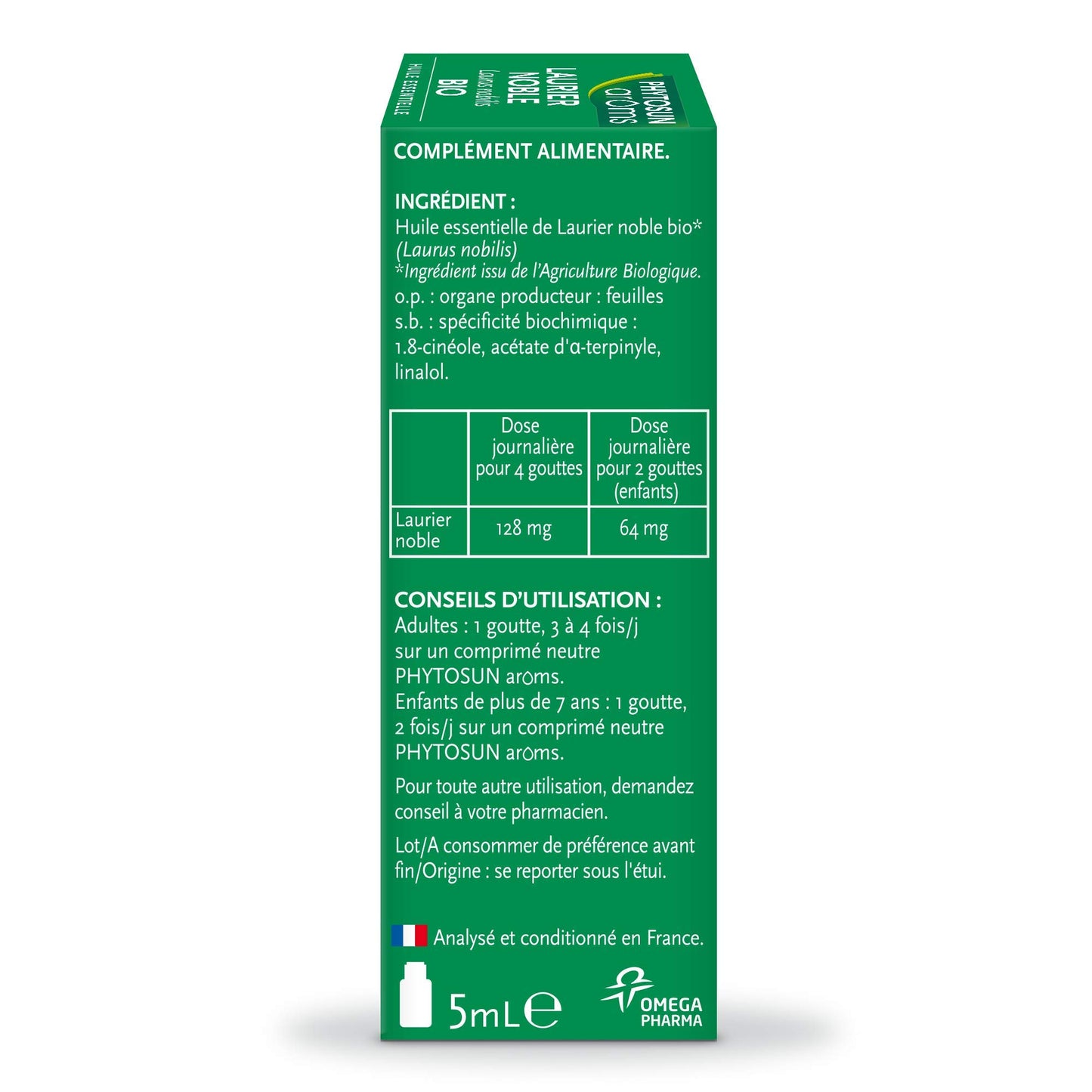 PHYTOSUN AROMS - Huile Essentielle de Tea Tree Bio - 100% pure et naturelle - 10ml