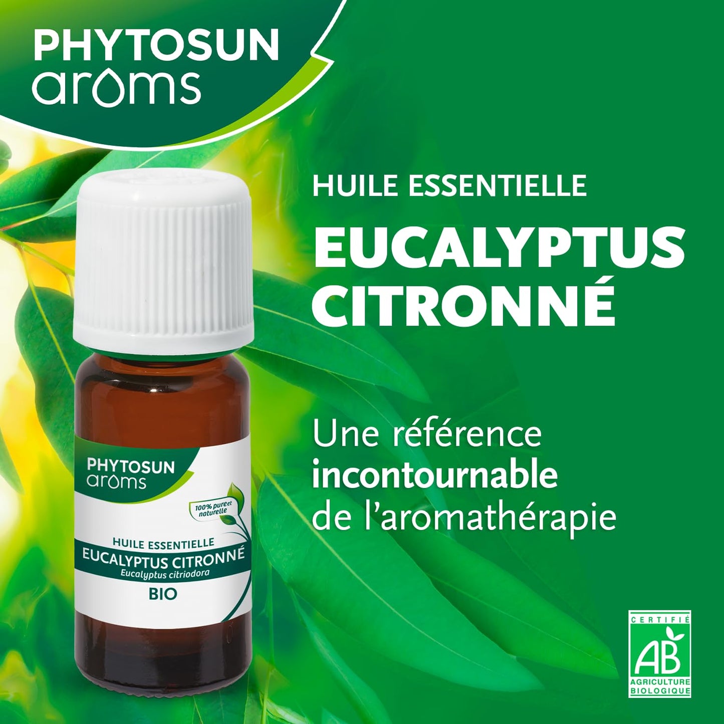 PHYTOSUN AROMS - Huile Essentielle de Tea Tree Bio - 100% pure et naturelle - 10ml