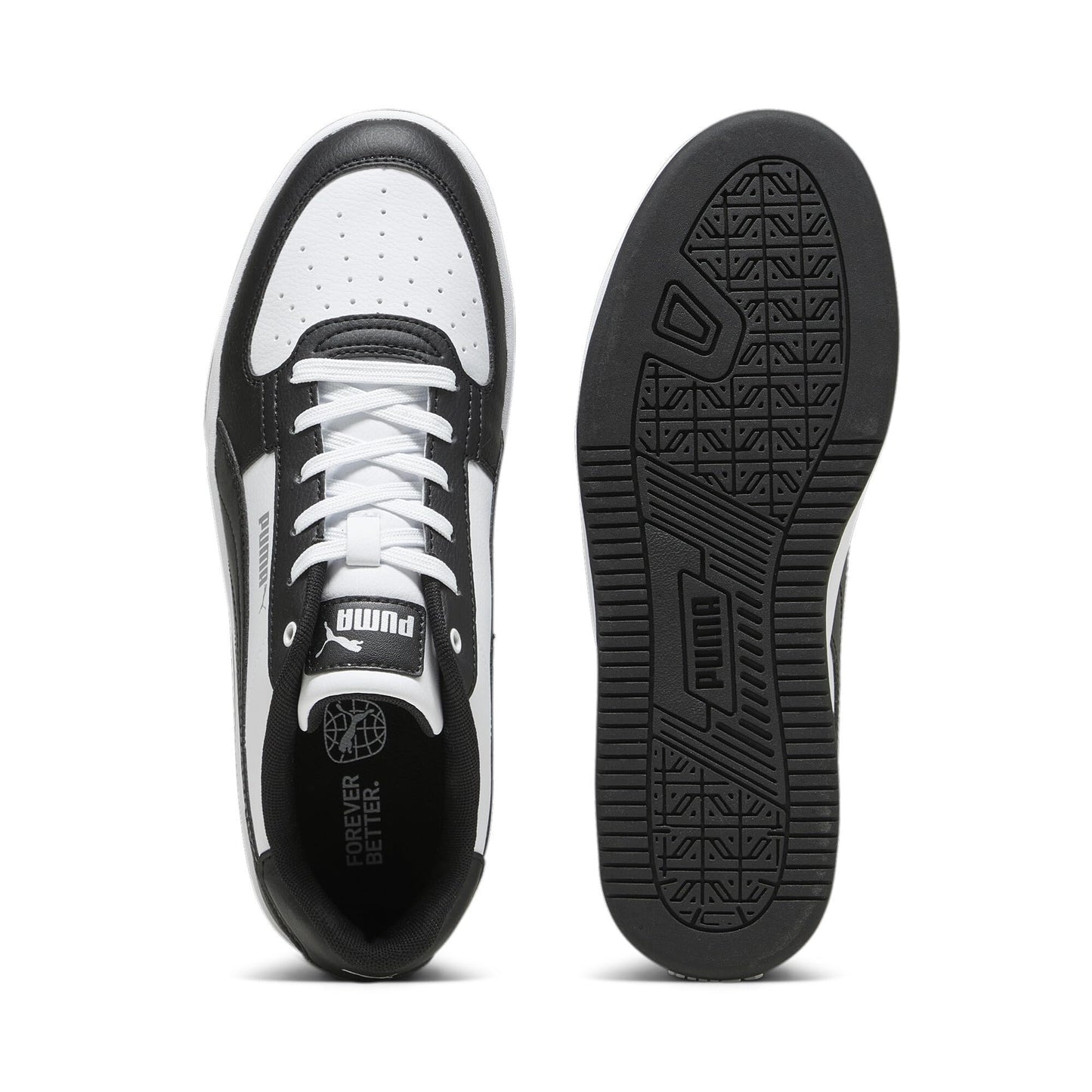 PUMA Unisex Caven 2.0 Baskets, Puma White Puma Silver, 44 EU