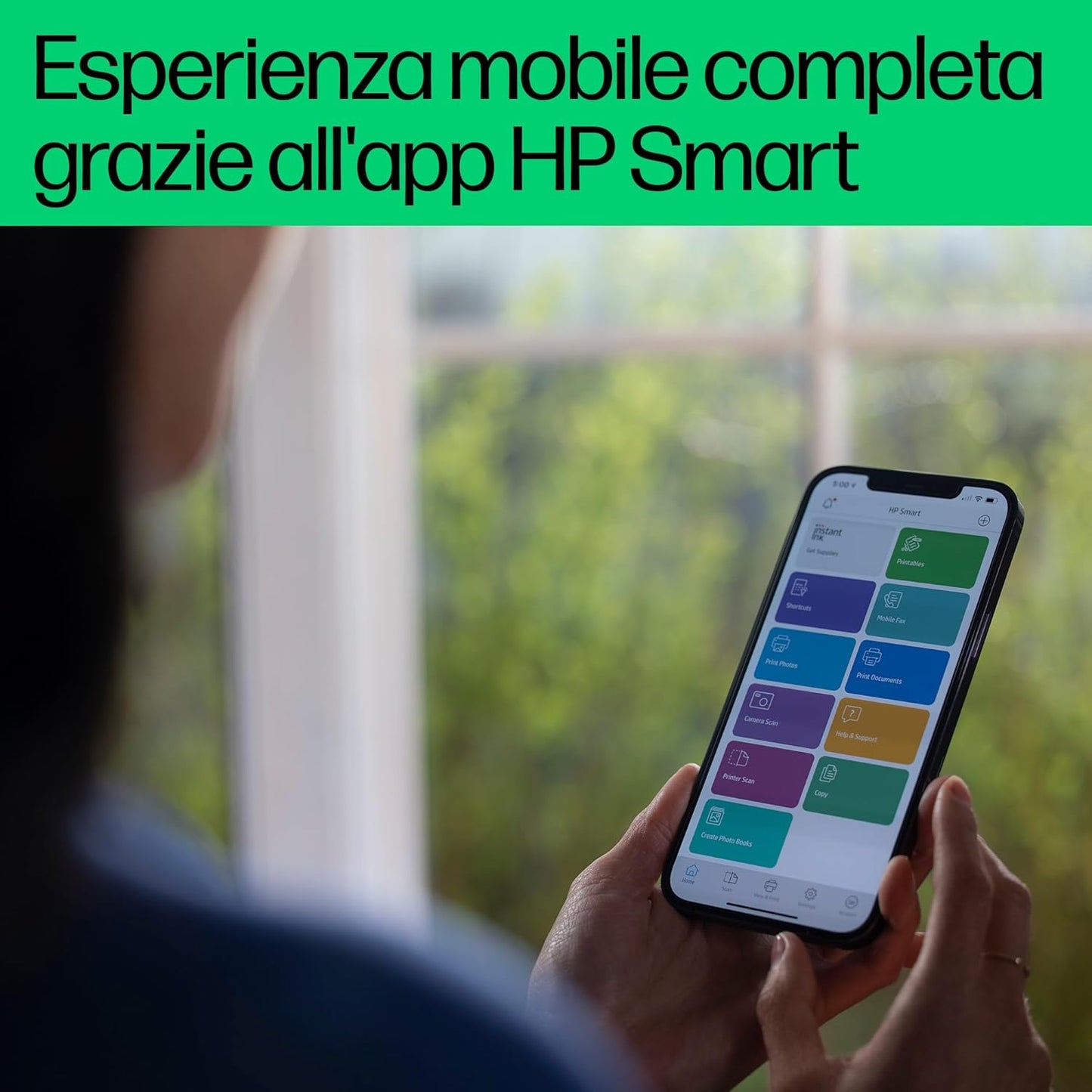 HP DeskJet 2820e 588K9B, Stampante Multifunzione a Getto d'Inchiostro A4 a Colori, Fronte e Retro Manuale, 7,5 ppm, Wi-Fi, HP Smart, 3 Mesi di Inchiostro Instant Ink Inclusi, Bianca