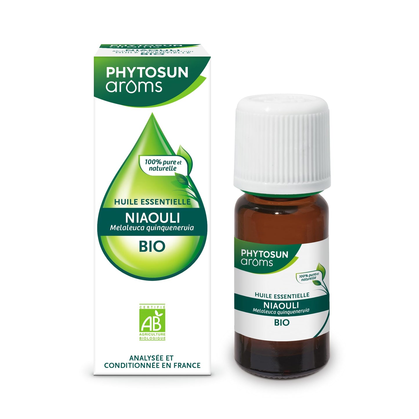 PHYTOSUN AROMS - Huile Essentielle de Tea Tree Bio - 100% pure et naturelle - 10ml