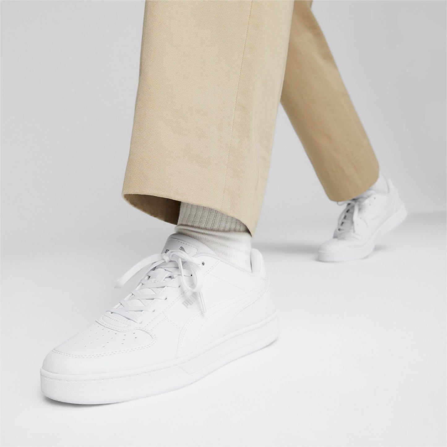 PUMA Unisex Caven 2.0 Baskets, Puma White Puma Silver, 44 EU