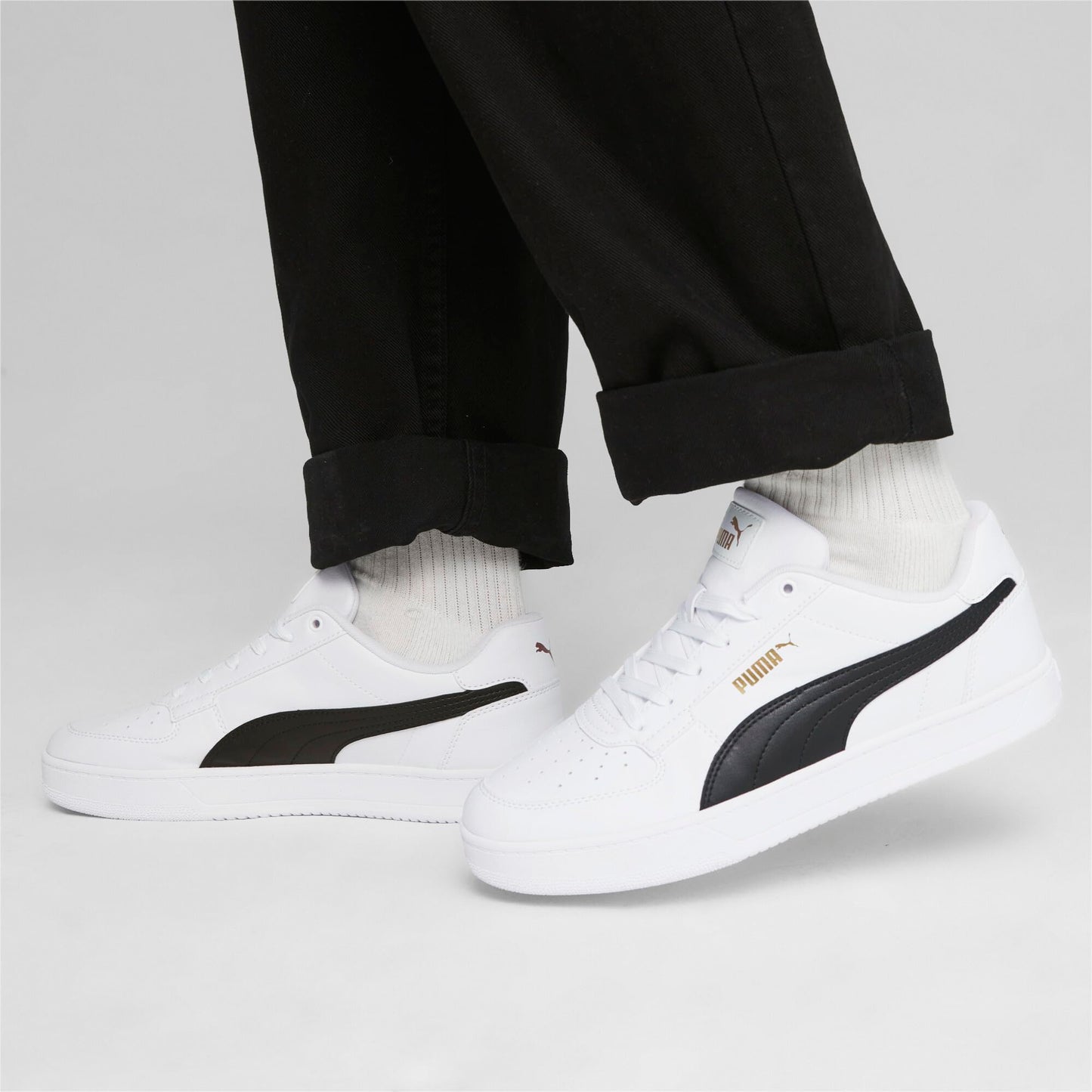 PUMA Unisex Caven 2.0 Baskets, Puma White Puma Silver, 44 EU
