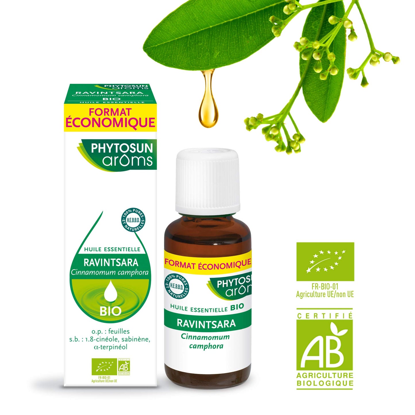 PHYTOSUN AROMS - Huile Essentielle de Tea Tree Bio - 100% pure et naturelle - 10ml