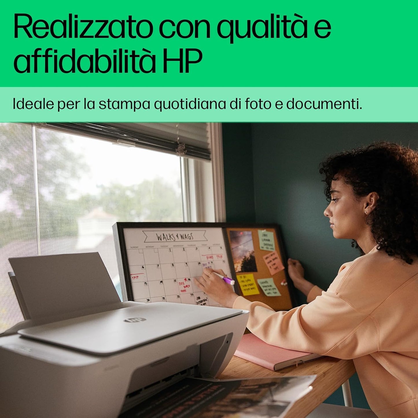 HP DeskJet 2820e 588K9B, Stampante Multifunzione a Getto d'Inchiostro A4 a Colori, Fronte e Retro Manuale, 7,5 ppm, Wi-Fi, HP Smart, 3 Mesi di Inchiostro Instant Ink Inclusi, Bianca
