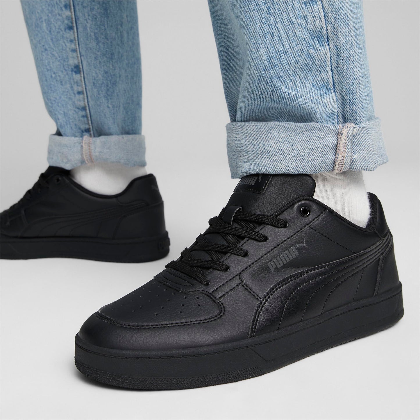 PUMA Unisex Caven 2.0 Baskets, Puma White Puma Silver, 44 EU