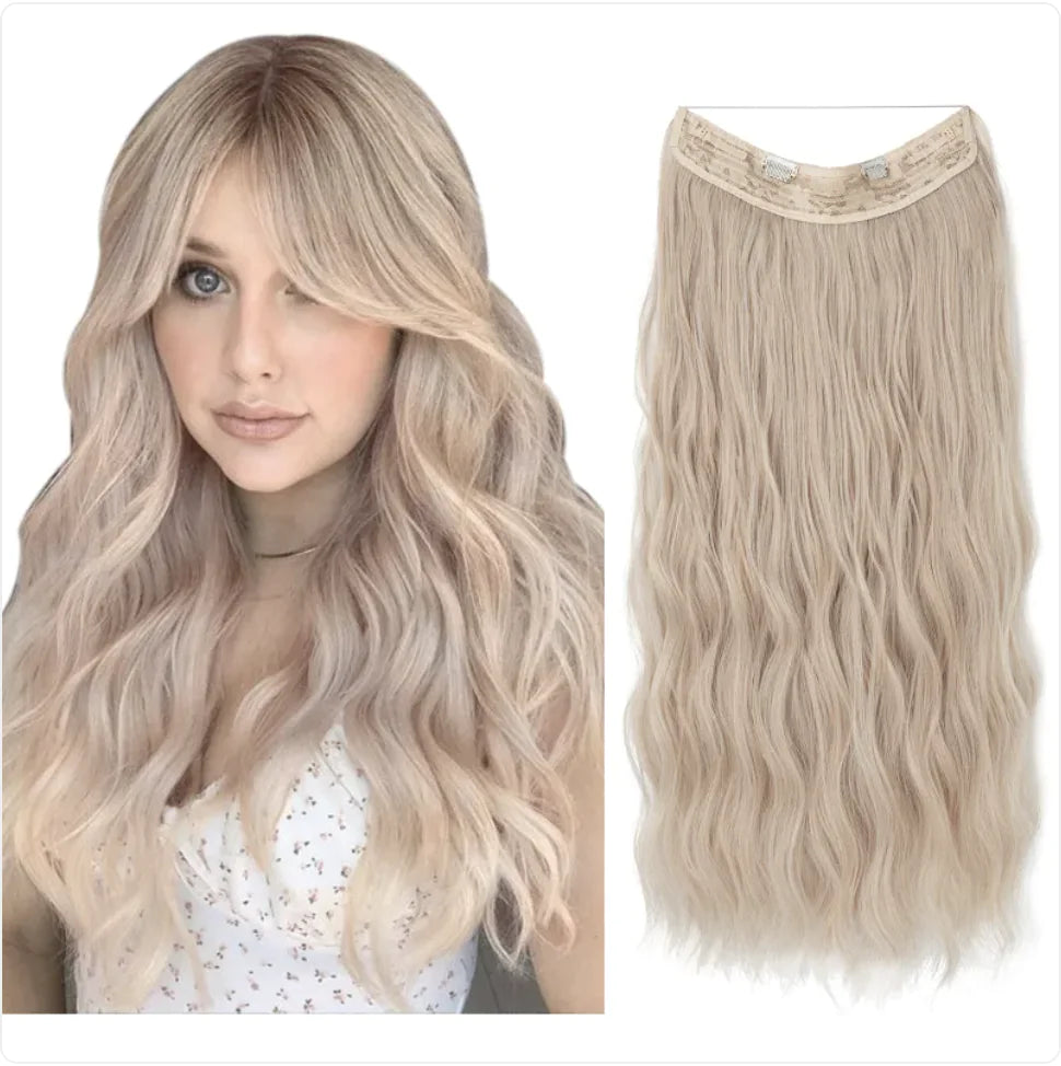 Long Curly Corn Wig for Women - European and American Style