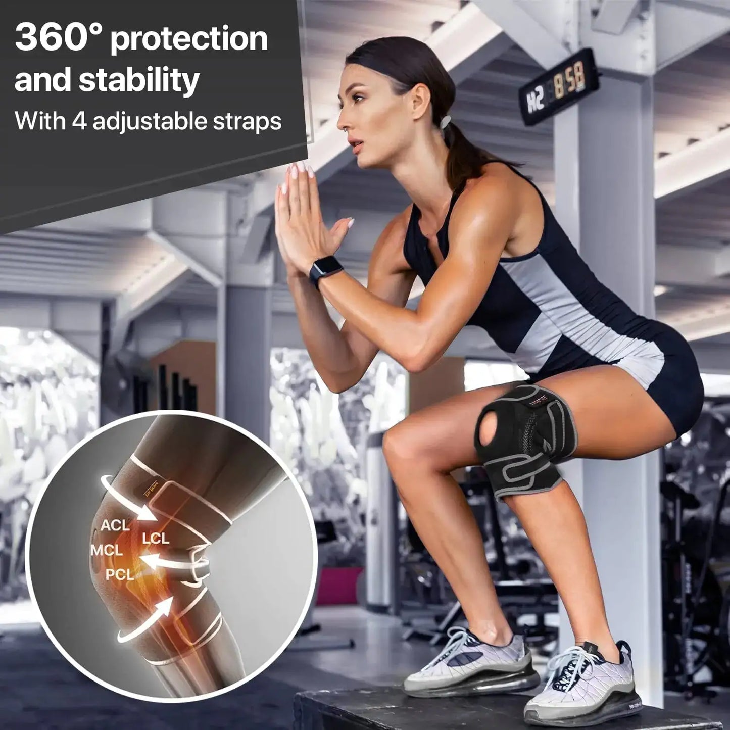 Dominion Active Plus Size Adjustable Knee Brace