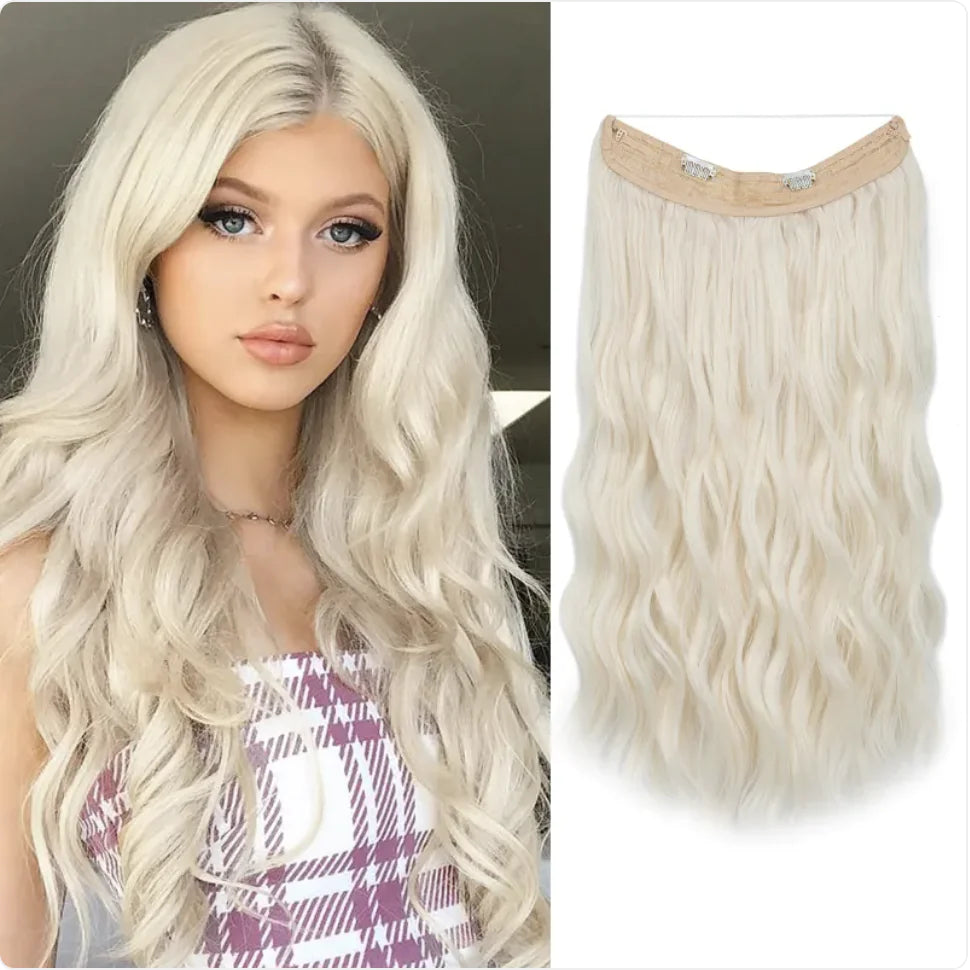 Long Curly Corn Wig for Women - European and American Style