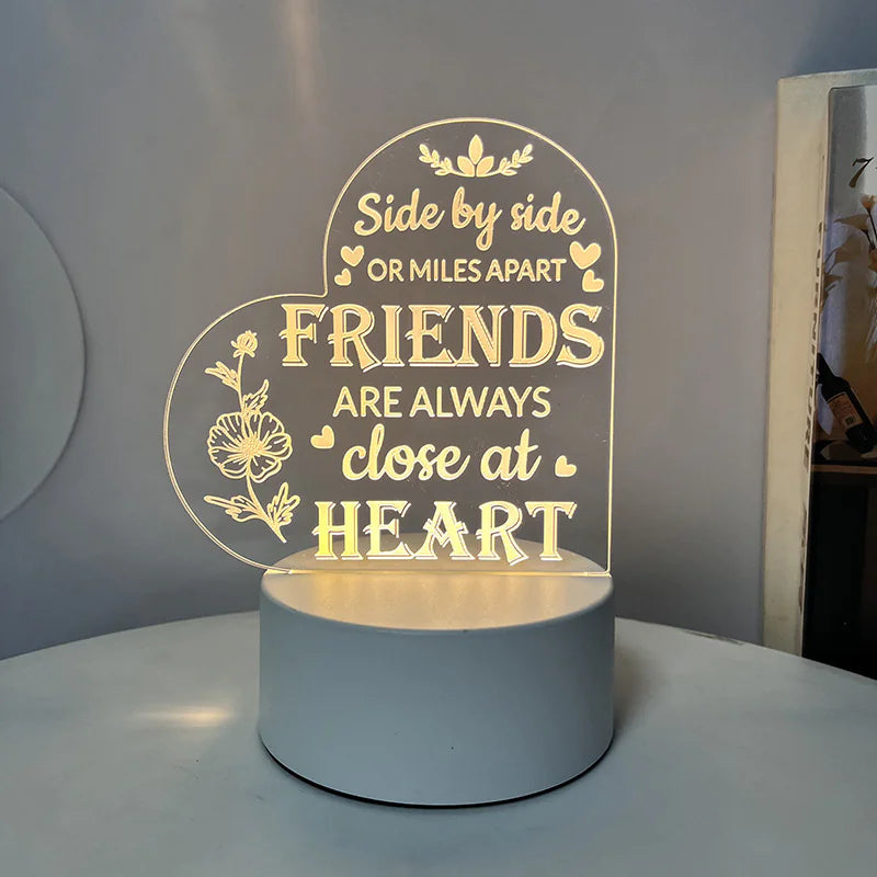Night Light with Acrylic Engraving