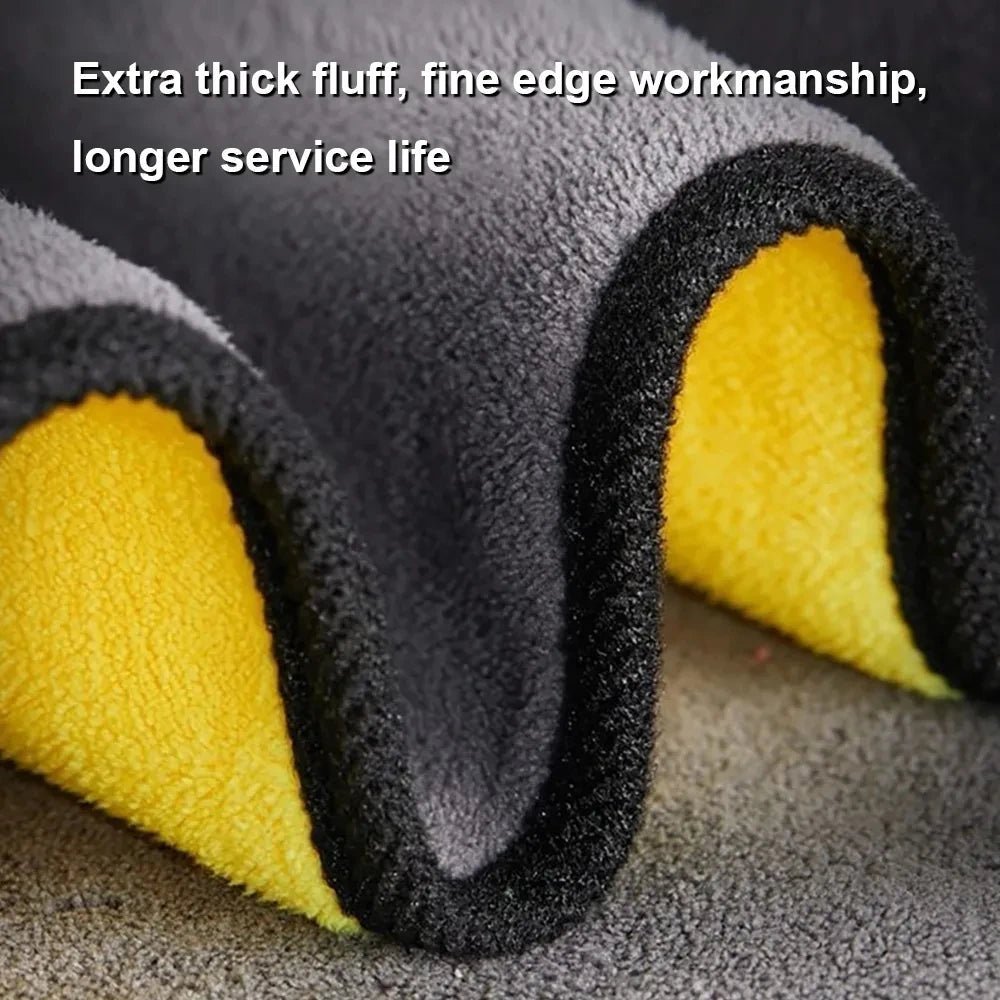 1/3/5Pcs Microfiber Cleaning Towel Car Cleaning Cloths Professional Detailing Car Drying Microfiber Towel Wash Towel Accessories - Ty Marcket