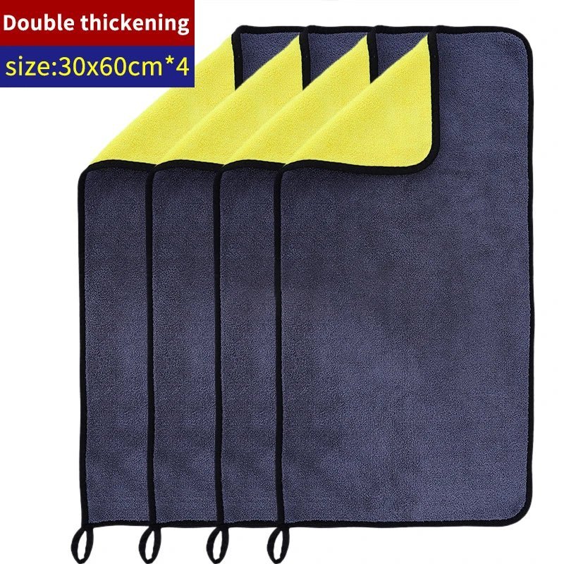 1/3/5Pcs Microfiber Cleaning Towel Car Cleaning Cloths Professional Detailing Car Drying Microfiber Towel Wash Towel Accessories - Ty Marcket
