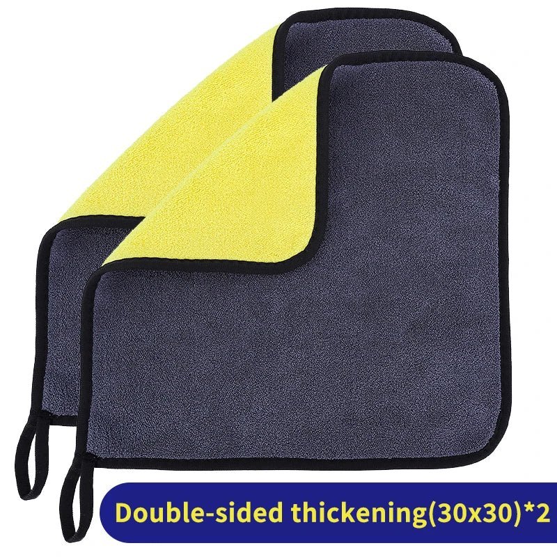 1/3/5Pcs Microfiber Cleaning Towel Car Cleaning Cloths Professional Detailing Car Drying Microfiber Towel Wash Towel Accessories - Ty Marcket