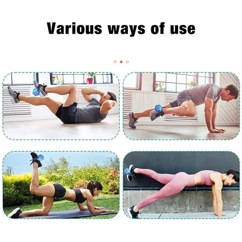 1/2pcs Dumbbell Ankle Strap Weight Lifting Foot Bands Tibialis Trainer Leg Muscle Strengthen Training Workout Fitness Equipment - Ty Marcket
