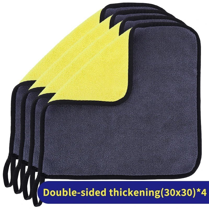 1/3/5Pcs Microfiber Cleaning Towel Car Cleaning Cloths Professional Detailing Car Drying Microfiber Towel Wash Towel Accessories - Ty Marcket