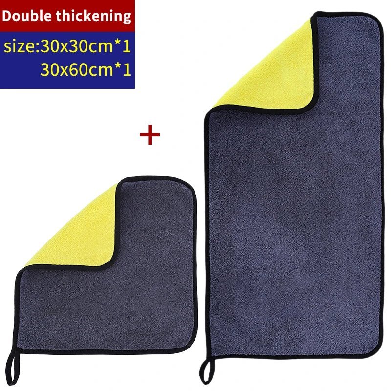 1/3/5Pcs Microfiber Cleaning Towel Car Cleaning Cloths Professional Detailing Car Drying Microfiber Towel Wash Towel Accessories - Ty Marcket