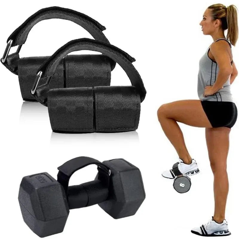 1/2pcs Dumbbell Ankle Strap Weight Lifting Foot Bands Tibialis Trainer Leg Muscle Strengthen Training Workout Fitness Equipment - Ty Marcket