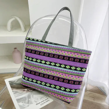Canvas Graffiti Shoulder Bag