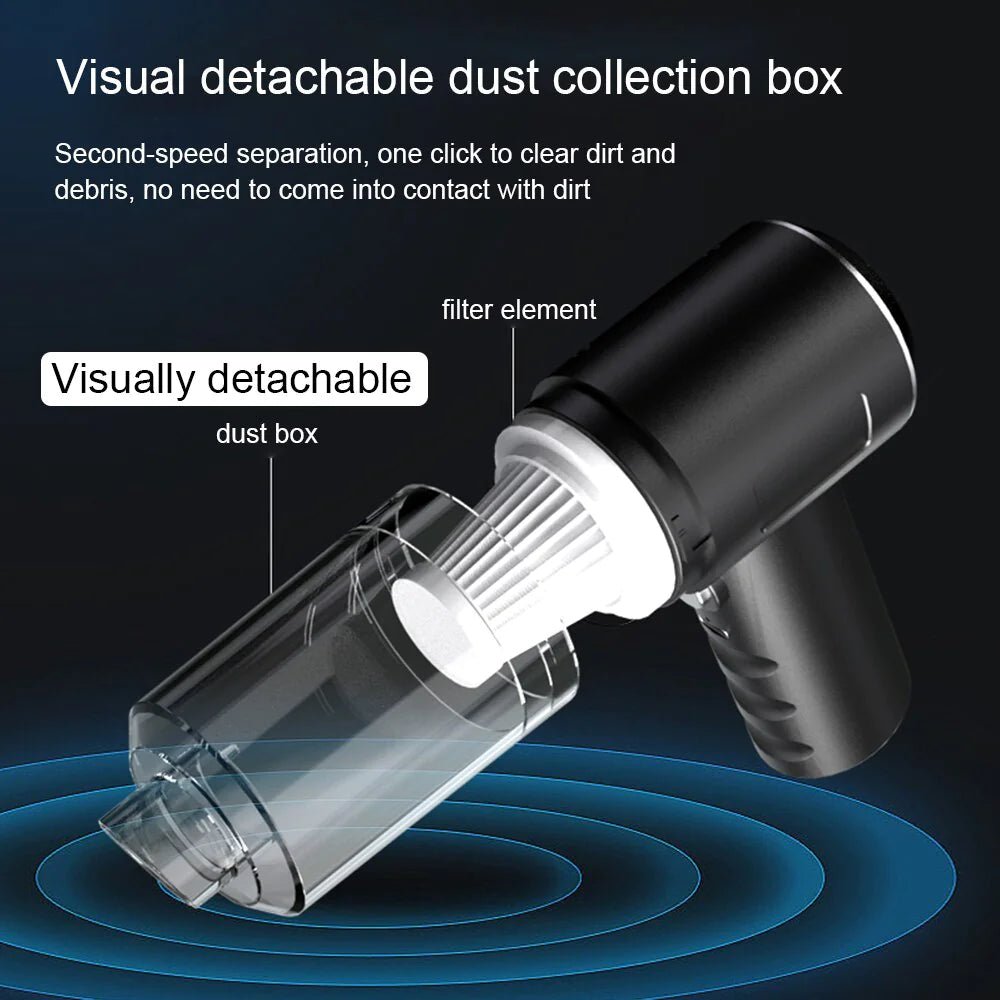 120W Cordless Handheld Vacuum Cleaner Small Mini Portable Car Auto Home Wireless - Ty Marcket