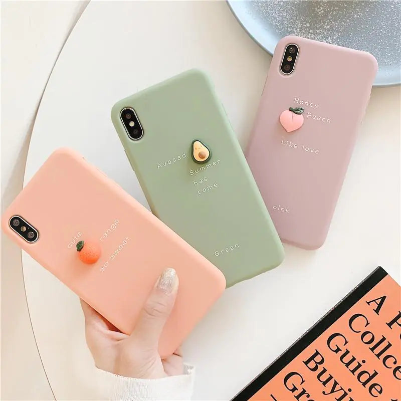 3D Fruit & Quotes Case