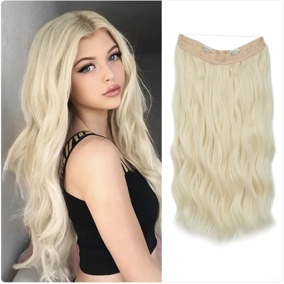 Long Curly Corn Wig for Women - European and American Style