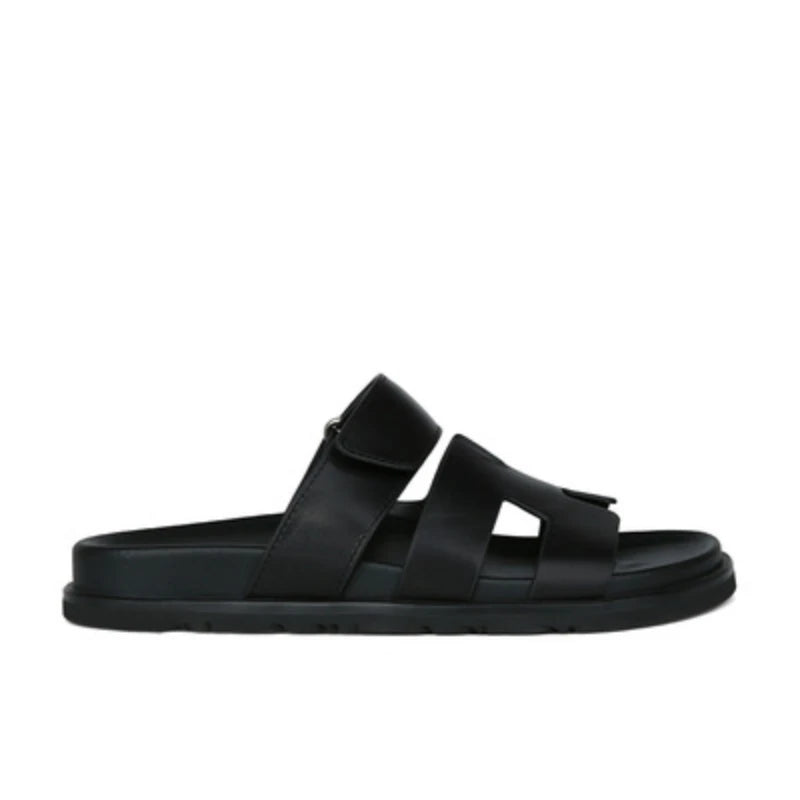 Optical Soled Leather Slippers for Women