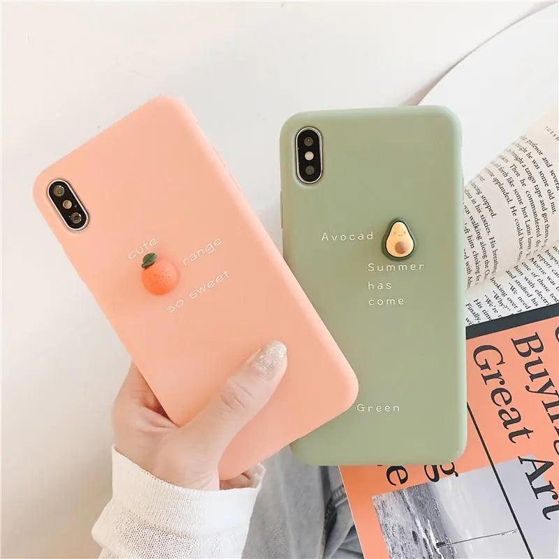 3D Fruit & Quotes Case